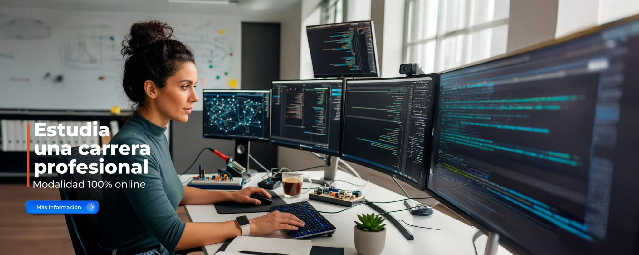 Estudia una carrera profesional modalidad 100% online